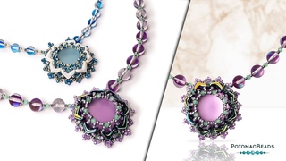 Luna Flower Necklace - DIY Jewelry Making Tutorial by PotomacBeads