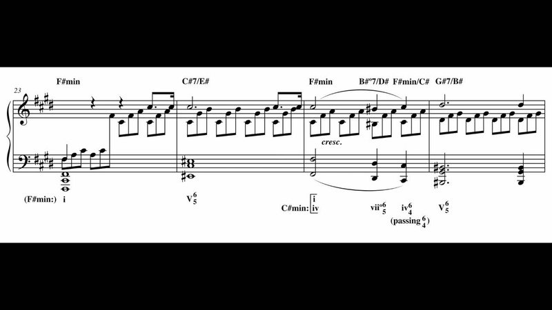 Harmonic Analysis: Beethoven Moonlight