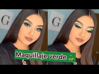 Maquillaje verde 🐍 -Gabriela Quintana 💓