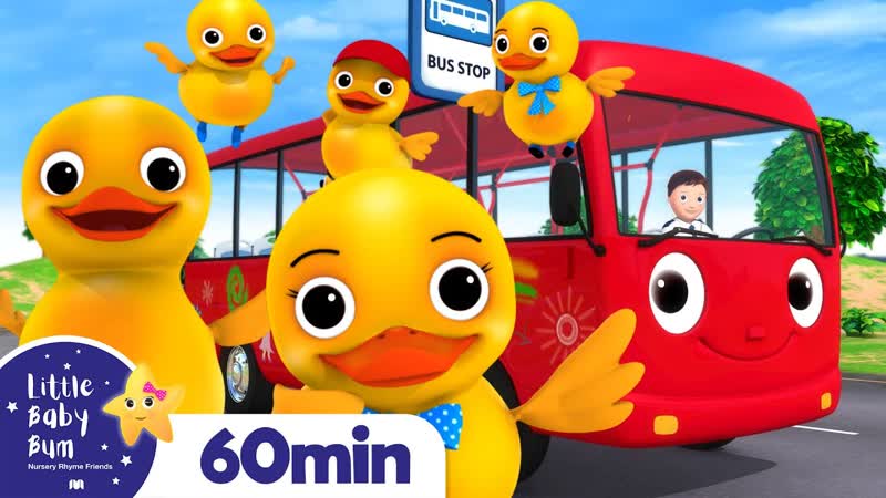 5 Little Ducks On A Bus, + More Nursery Rhymes, ABCs and 123s, Little Baby