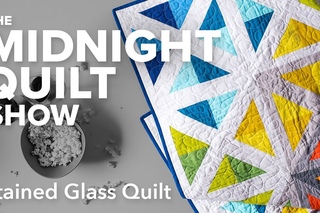 Stained Glass Spectrum Quilt | Midnight Quilt Show with Angela Walters