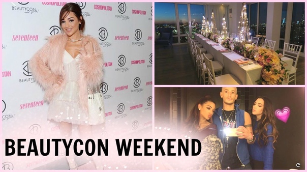 BEAUTYCON WEEKEND VLOG: too faced dinner, frankie grande, the white