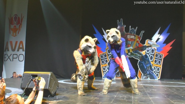 Cosplay ( Rocket Raccoon, Marvel, Black Lotus) AVA EXPO 2014 part 2,