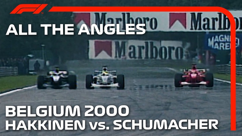 Hakkinen Surprises Schumacher With Double Overtake , All The Angles, 2000 Belgian Grand
