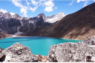 Drone Follows Expedition Over Himalaya Everest