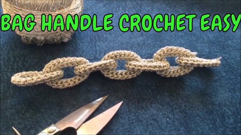BAG HANDLE CROCHET 36 Ç ANTA SAPI YAPIMI 36 HALKALI Ç ANTA SAPI